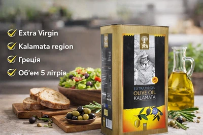 Оливкова олія HPA region Kalamata extra virgin olive oil Греція, 5л