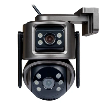 Беспроводная поворотная IP-камера GreenVision GV-201-IP-M-DOС30-30 SD 3 Mpx Wi-Fi управляемая Black