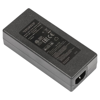 Блок питания Mikrotik 48V2A96W для стабильного питания сетевого оборудования с PoE Черный