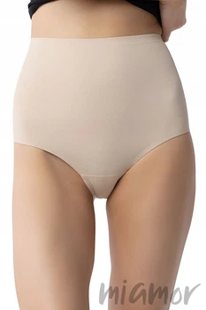Трусики с высокой посадкой корректирующие Julimex Amber Maxi High 2XL Бежевые