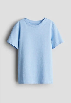 Футболка H&M базова для хлопчика 10-12 зріст 146-152 блакитна