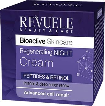 Крем нічний регенеруючий з пептидами і ретинолом BIOACTIVE SKINCARE Revuele 50 мл