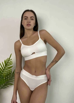 Жіночий комплект VIDCHUY білизни колекції "Трепет" one size (S-L) зелений 98466