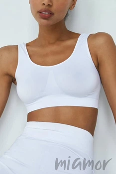 Топ бесшовный на широких бретелях InSecret Top Basic WHITE S/M Белый