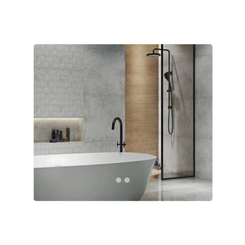 Зеркало Qtap Taurus (TA2) 800×600 мм с LED-подсветкой Touch, с антизапотеванием, с диммером, рег. темп. цвета (3000-6500K) QTTAU8006004895