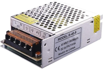 Блок питания 5V 8A PHEVOS AC 110–240V, 40W