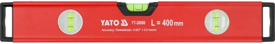 Poziomnica aluminiowa Yato YT-30080 z uchwytem 3 libelle 400 mm (5906083125300)