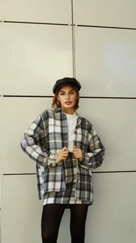 Комплект женский рубашка+юбка Цвет серый Onesize