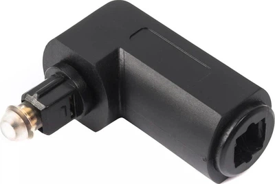 Адаптер оптичний Cablexpert Toslink - Toslink (M/F) кутовий (A-OPTL-01)
