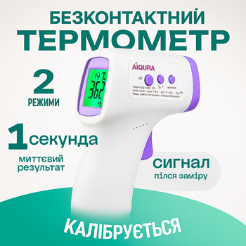 Бесконтактный инфракрасный термометр электронный градусник цифровой медицинский CK-T1501