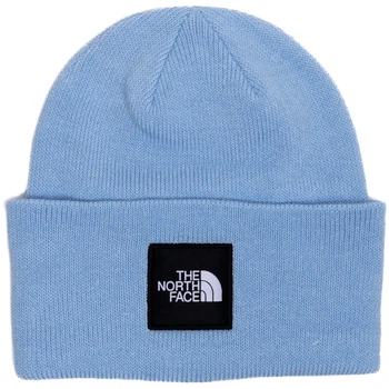 Шапка зимняя унисекс The North Face Big Box Cuffed Beanie Cornflower Blue NF0A85CW1I5