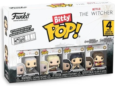 Фанко Бітті Відьмак Funko Bitty Pop The Witcher Geralt Jaskier Ciri and Yennefer Funko 86125