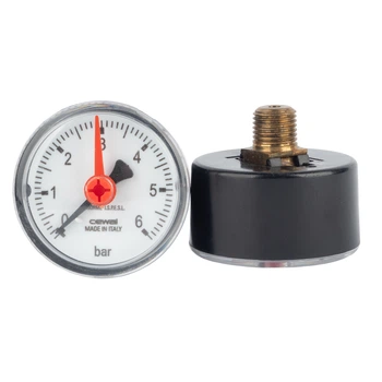 Манометр 0÷6 бар, Ø50, аксиальный, 1/4" Cewal