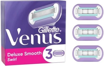 Змінні картриджі для гоління жіночі Gillette Venus Swirl Deluxe Smooth 3 шт