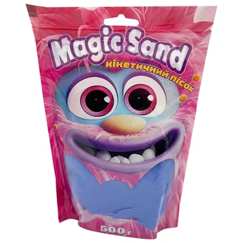 Креативное творчество "Кинетический песок Magic sand" 39403-9 синий 500 грамм