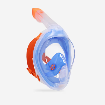 Полнолицевая Маска для Плавания Ныряния Снорклинга Subea Easybreath+ Freetalk S/M Разноцветный