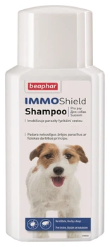 От блох и клещей Beaphar IMMO Shield Shampoo for Dogs Шампунь от блох, клещей и комаров для собак 200 мл (14179)