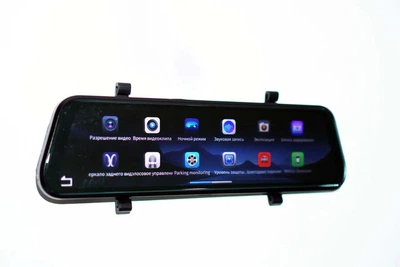 Видеорегистратор зеркало AV10 4G 9.6” TFT, Full HD 1080P, 170°, с камерой заднего вида