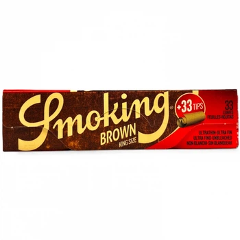 Папір Smoking Brown KS Slim + Фільтри Tips