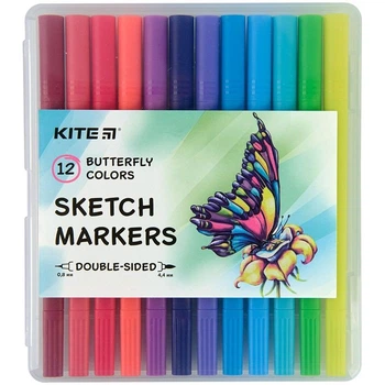 Скетч маркери, набiр 12 шт. Butterfly Kite (259068)