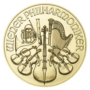 Монета Австрія Золота Віденська Філармонія 1/25 oz