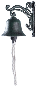 Ozdobny żeliwny dzwonek Kadax Greux Zielony (5903699496534)