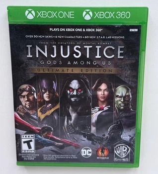 Диск для XBOX One / XBOX 360 - Injustice Gods Among Us Ultimate Edition, русские субтитры, Б/У