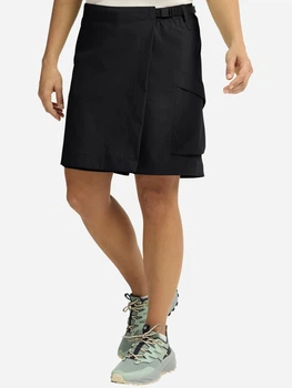 Юбка-шорты мини летняя женская Jack Wolfskin Mahani Skort W A65762-6000 XL Черная (4064886646420)