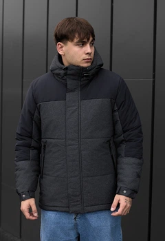 Зимова куртка Staff qux black & grahpite S