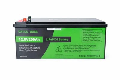 Акумулятор LiFePO4 Datou Boss 12.8V 200Ah (літій-залізо-фосфатний)