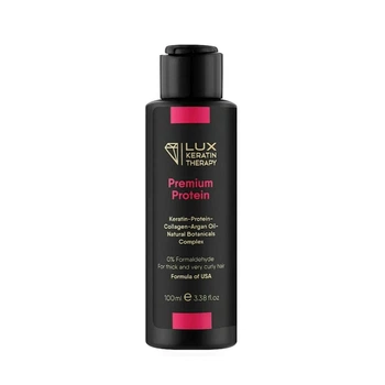 Засіб для випрямлення товстого і дуже кучерявого волосся Lux Keratin Therapy Premium Protein 100 мл