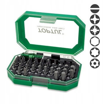 Набір біти-насадки TOPTUL 1/4" 35од. GACW3502
