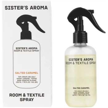 Освіжувач повітря Sister's Aroma Солона карамель Парфумований спрей для кімнати та текстилю 230 мл (4820227786046)