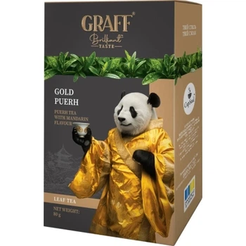 Чай Graff Gold Puer с мандарином листовой 80 г (gr.11907)