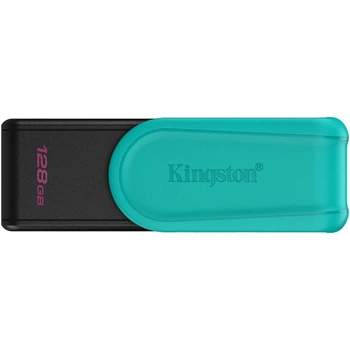 USB Flash Kingston DataTraveler Exodia S 128GB USB3.2 Gen 1 Black/Turquoise, Retail