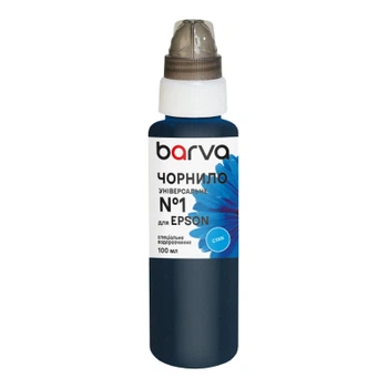 Чернила Barva Epson 1 100 мл, universal, cyan (EU1-446e)