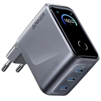 Мережевий зарядний пристрій Anker GaN Prime Charger 160 Вт 3xUSB-C