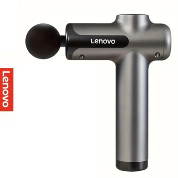 Масажер для тіла та м'язів Lenovo + 8 насадок + 99 режимів + кейс — масажний пістолет L-FAN003