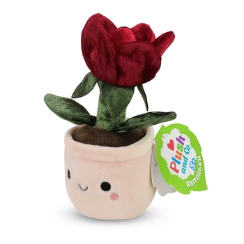 Мягкая игрушка Plush and Co Цветочки Роза красная 11-18 см (PLC25044)