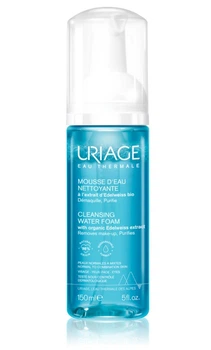 Очищуючий мусс демакіяжу обличчя і контуру очей Uriage Cleansing Water Foam 150 мл