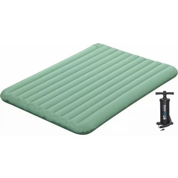 Надувний матрац Bestway 69619bw AdventuRest Insulated Queen 203×142×15 см — велюровий кемпінговий матрас для дому, подорожей і відпочинку (IND-69619bw)
