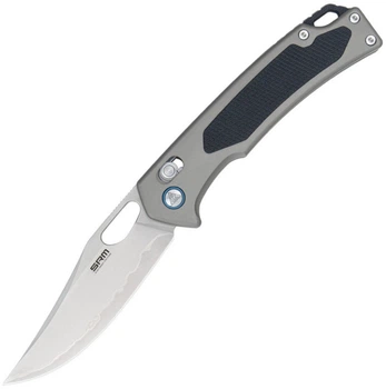Нож складной SRM Retriever 9203-AK Черно-серый