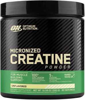 Креатин Optimum Nutrition Micronized Creatine Powder Unflavored Без вкуса 300 г