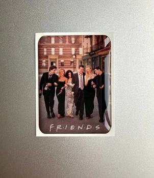 Обʼємна 3D наліпка "Друзі" (Friends) стікер для декора телефона, ноутбука, блокнот