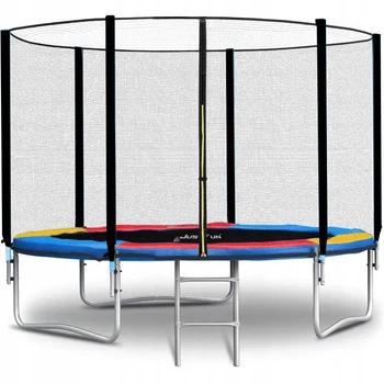 Батут Just Fun 252 см Multicolor наружная сетка + лестница