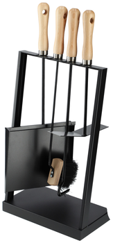 Zestaw kominkowy Kadax Stea 5w1 Czarny (5903699494592)