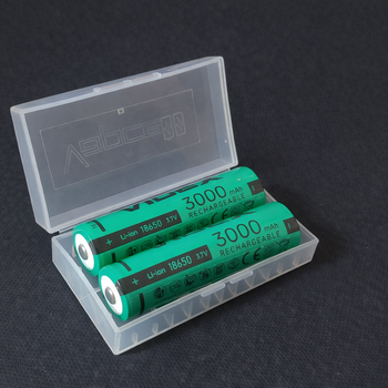 Аккумуляторы 18650 Videx на 3000 mAh- 2 штуки в пластиковом боксе, Li-ion 3.7V