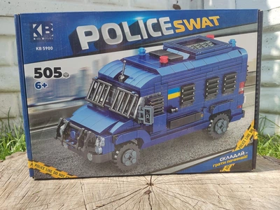 Конструктор Limo Toy KB 5900 "Полицейская машина SWAT" 505 деталей