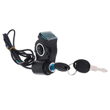 Замок зажигания с вольтметром для электросамокатов Kugoo M4 / M4 Pro и G-Booster