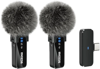 Бездротовий мікрофон Mozos MX2-DUAL (5903738184569)